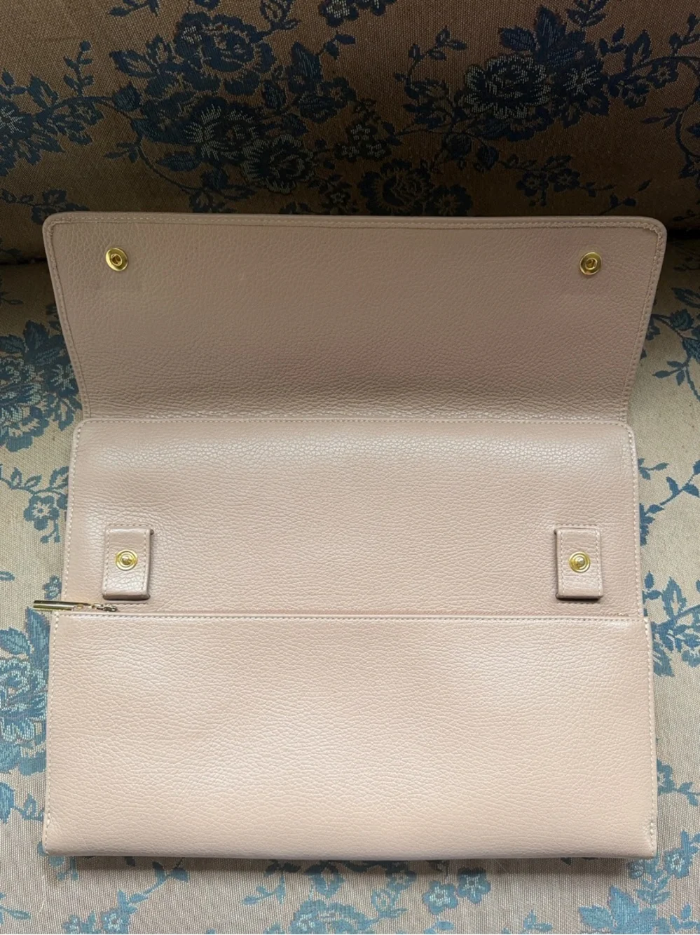Cuyana Leather Laptop Case 13” in Blush Pink